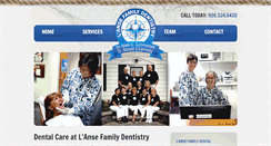 Desktop Screenshot of lansefamilydentistry.com